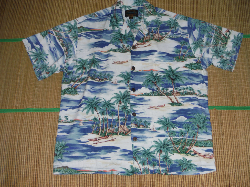 Men's Aloha shirt by Hawaiian Reserve Collection. 100% Rayon, Size