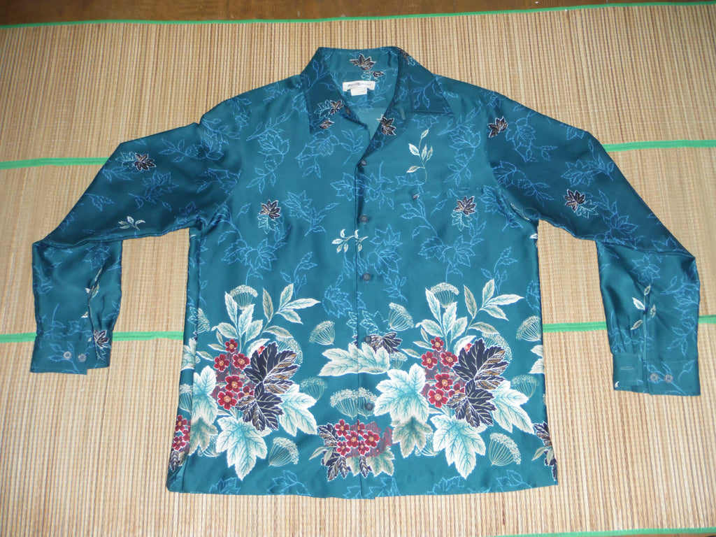 Vintage Mens long sleeve shirt by Tori Richard. Polyester, Size: Mens –  HiloBay Vintage